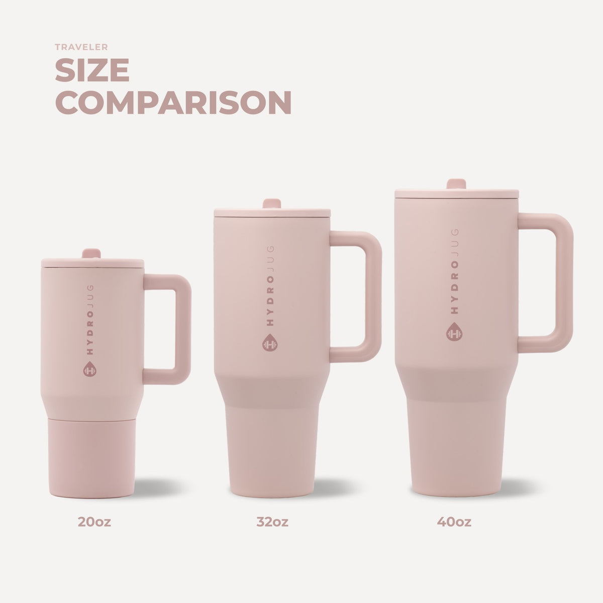 HYDROJUG HydroJug Traveler 32oz - Dusty Rose