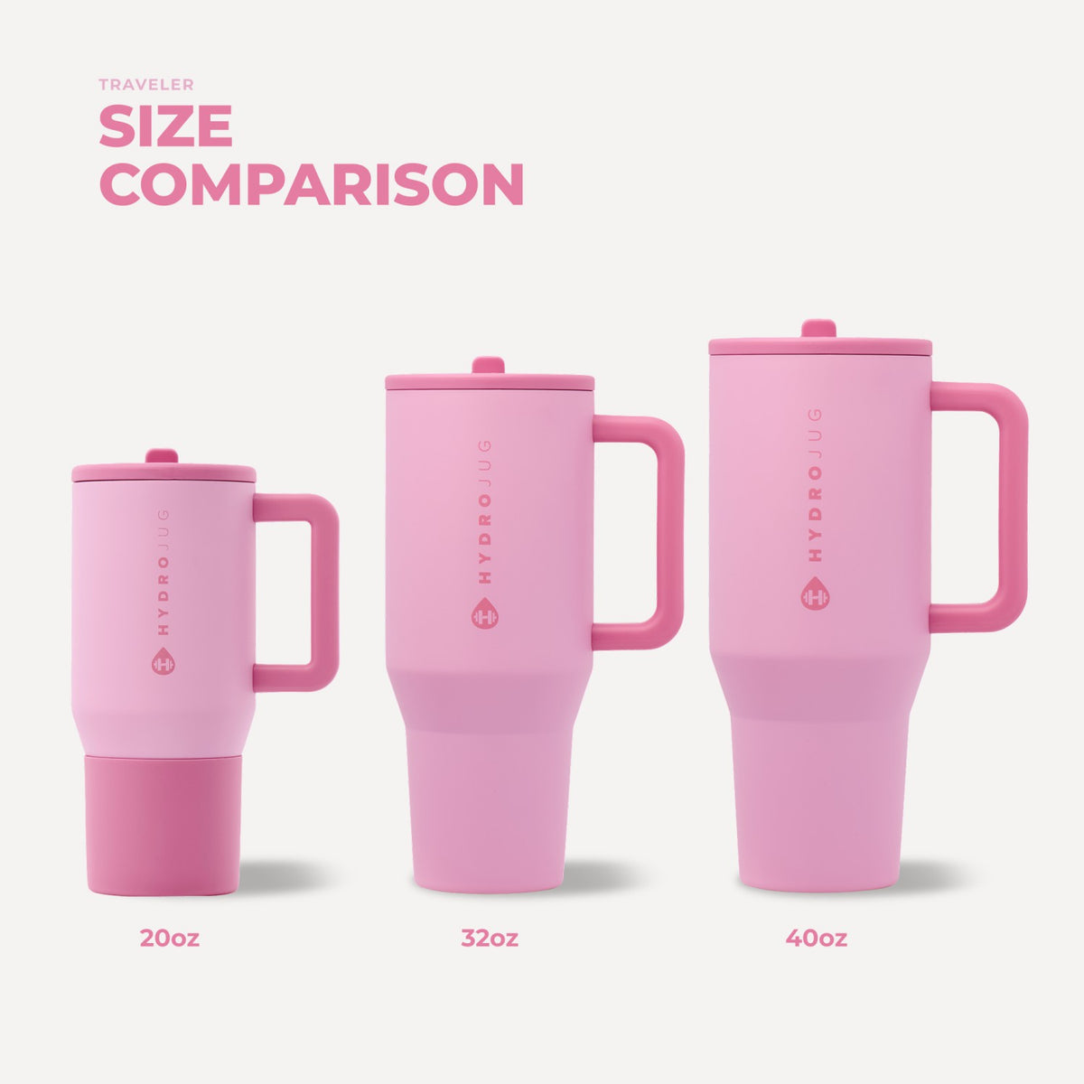 HYDROJUG HydroJug Traveler 20oz - Petal