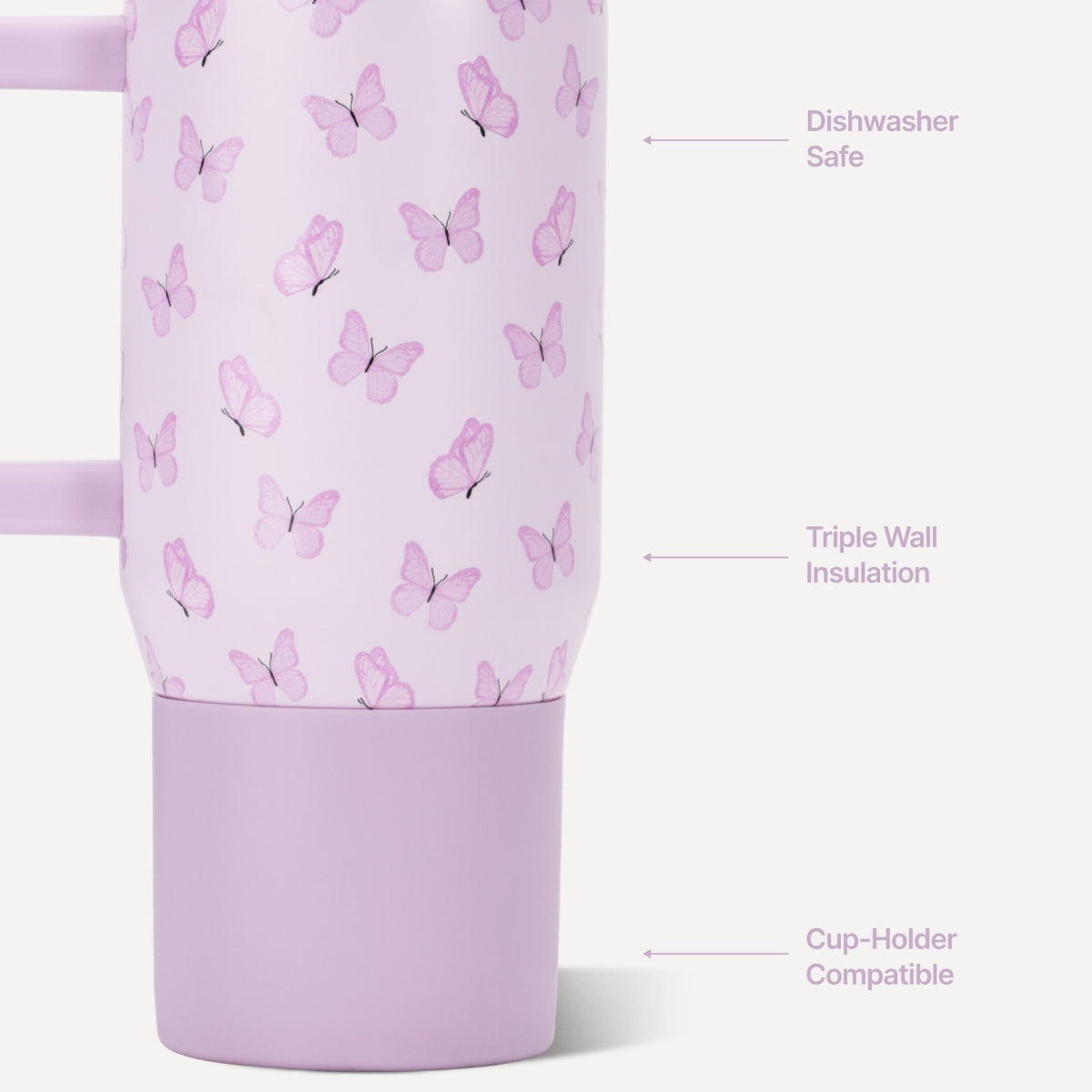 HYDROJUG HydroJug Traveler 20oz - Leakproof Kids Tumbler with Handle – Flutter