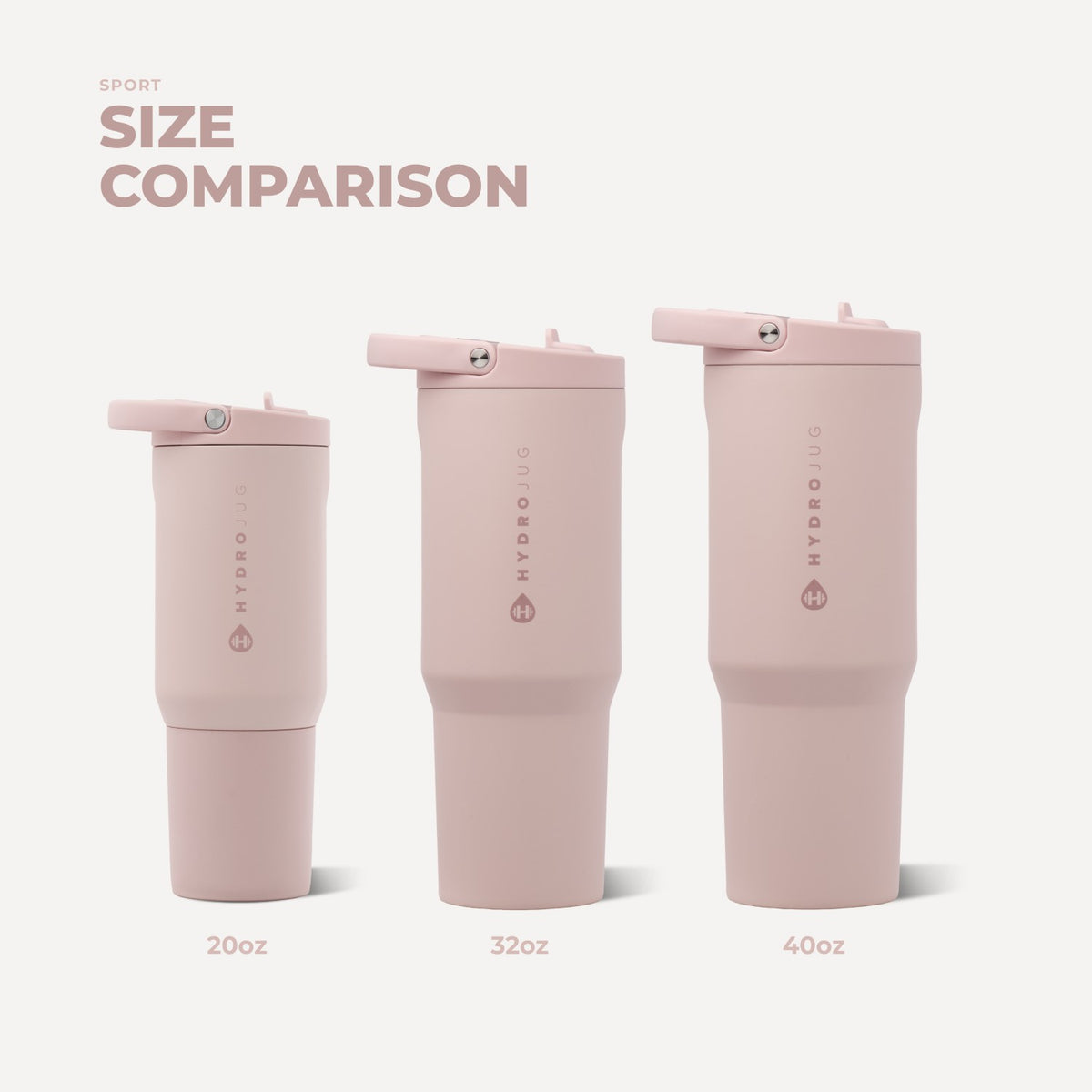 HYDROJUG HydroJug Sport 32oz - Dusty Rose