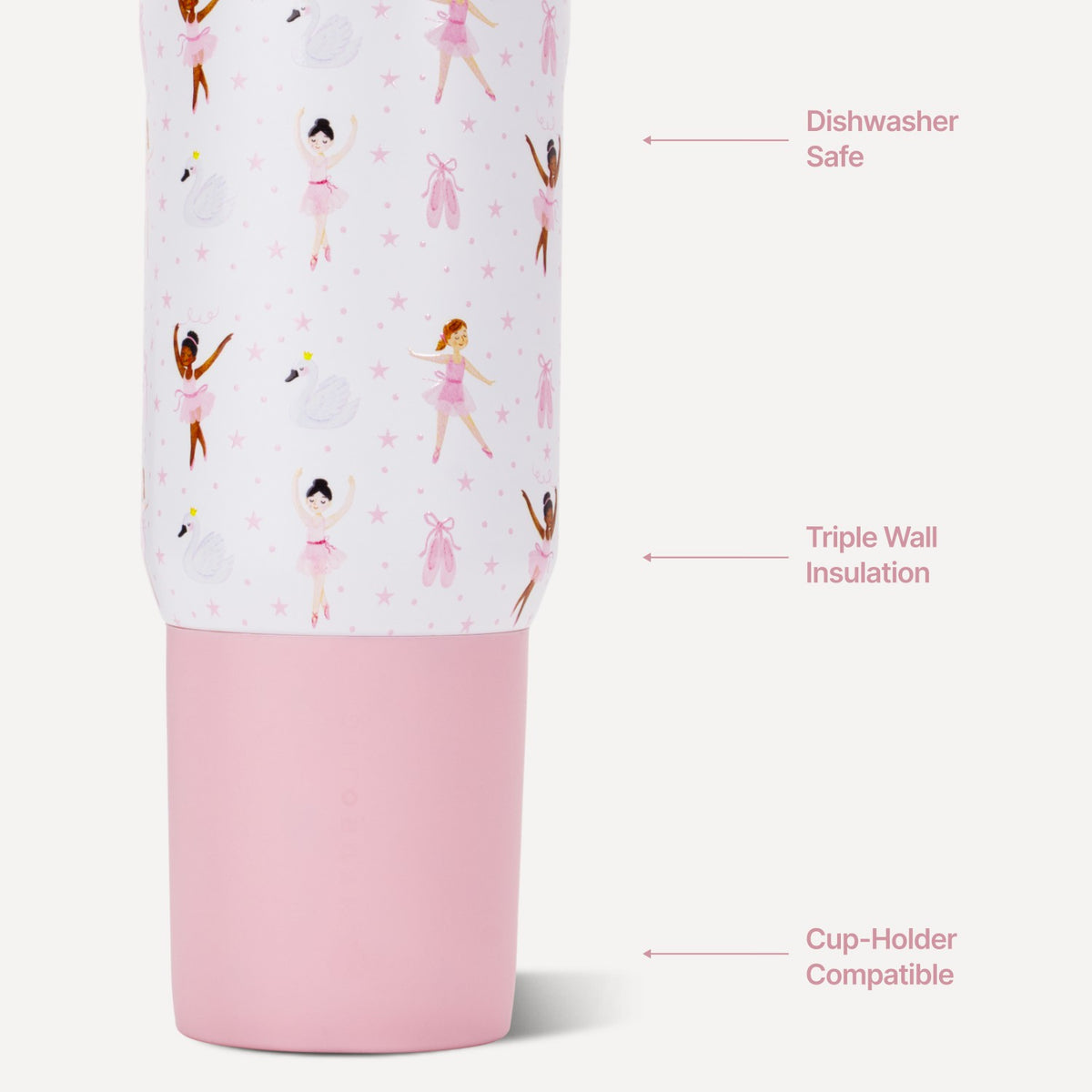 HYDROJUG HydroJug Sport 20oz - Leakproof Kids Insulated Water Bottle – Ballerina