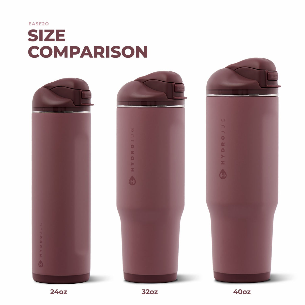 HYDROJUG HydroJug Ease2o 24oz - Canyon Rose