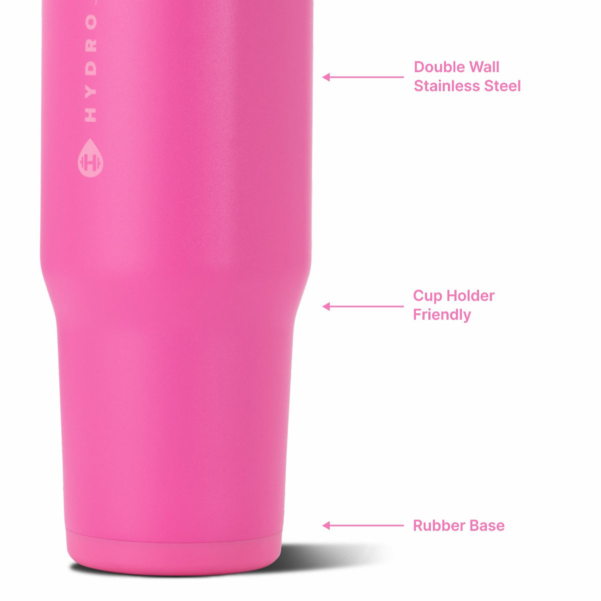 HYDROJUG HydroJug Ease2o 32oz - Compact Water Bottle with Straw & Chug Spout β Razzle