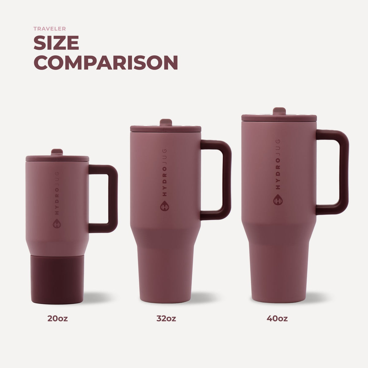HYDROJUG HydroJug Traveler 32oz - Canyon Rose
