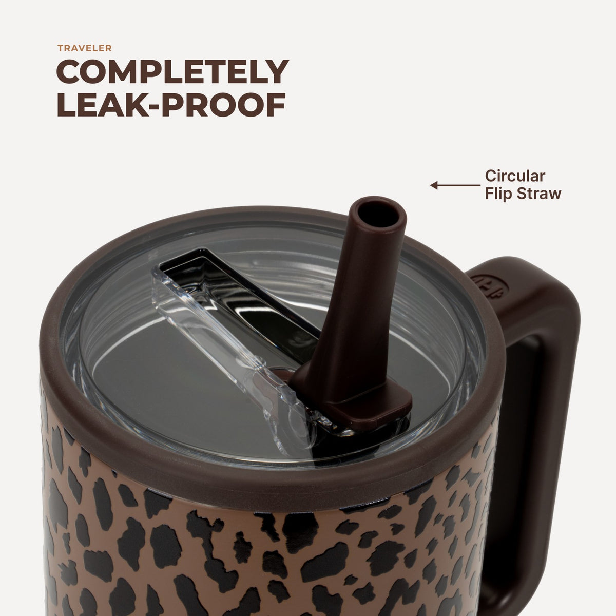 HYDROJUG HydroJug Traveler 40oz - Brown Leopard