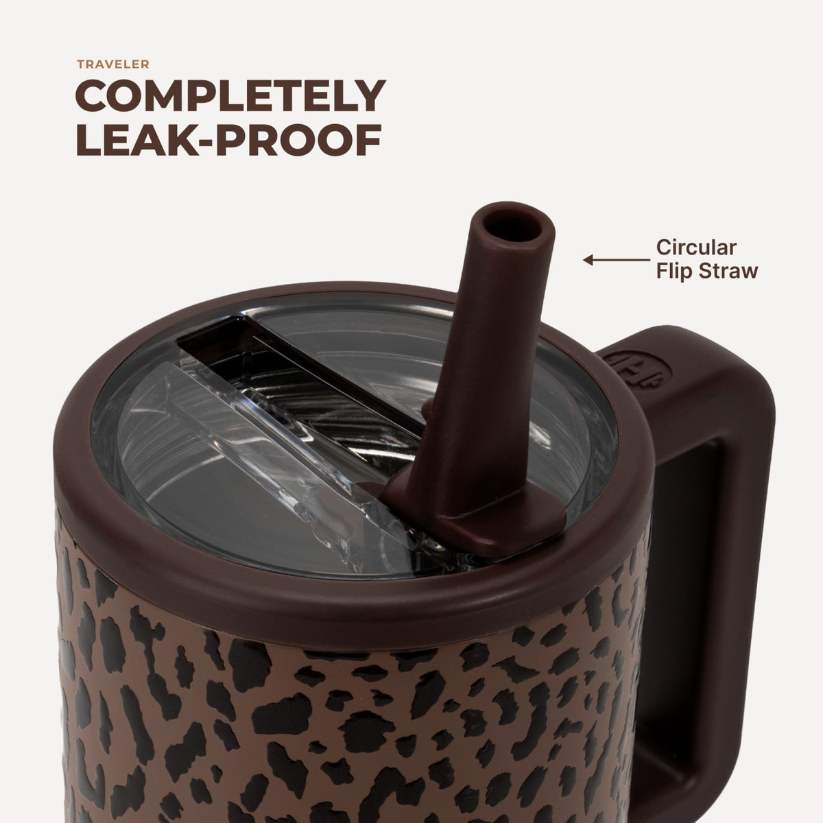 HYDROJUG HydroJug Traveler 20oz - Brown Leopard