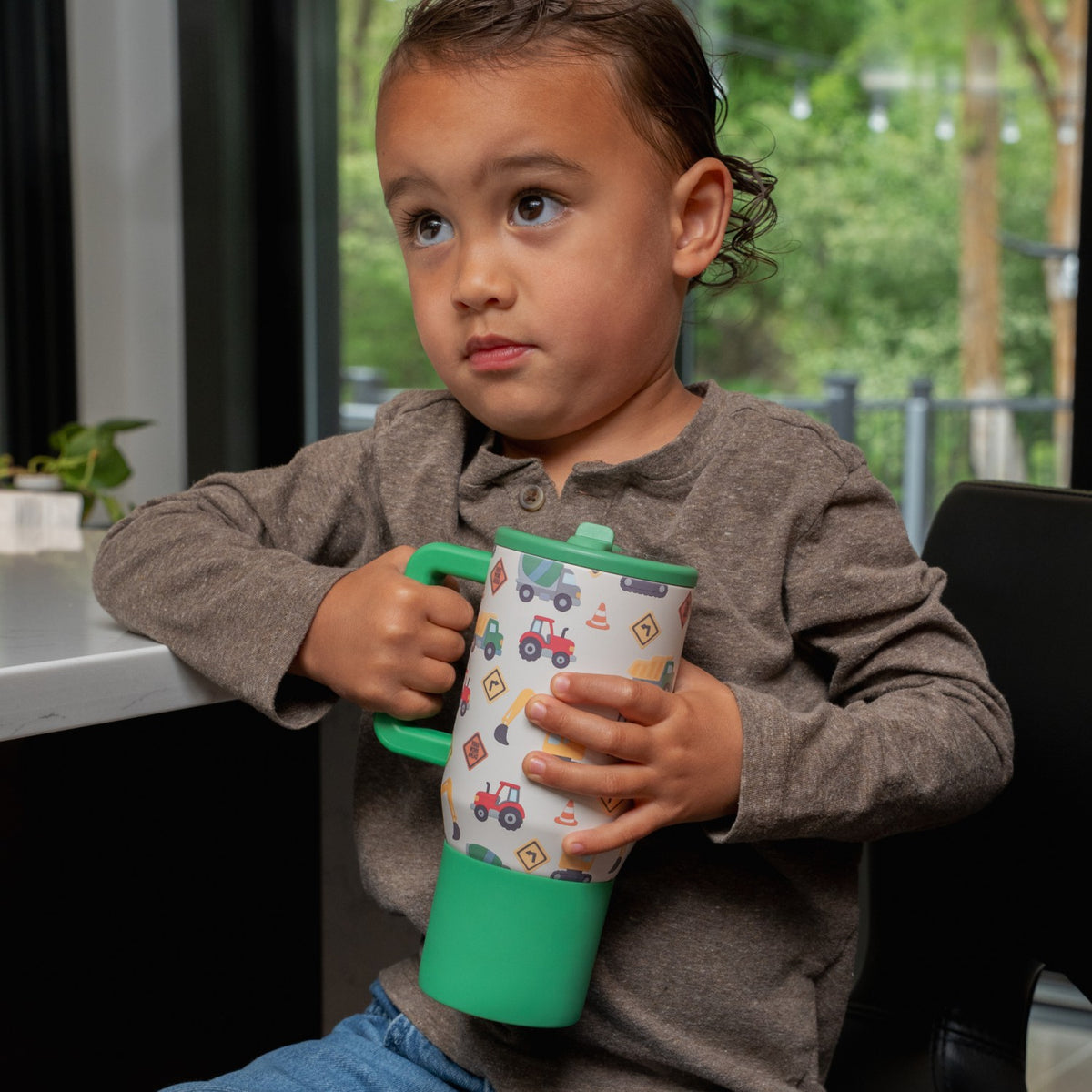 HYDROJUG HydroJug Traveler 20oz - Leakproof Kids Tumbler with Handle – Under Construction