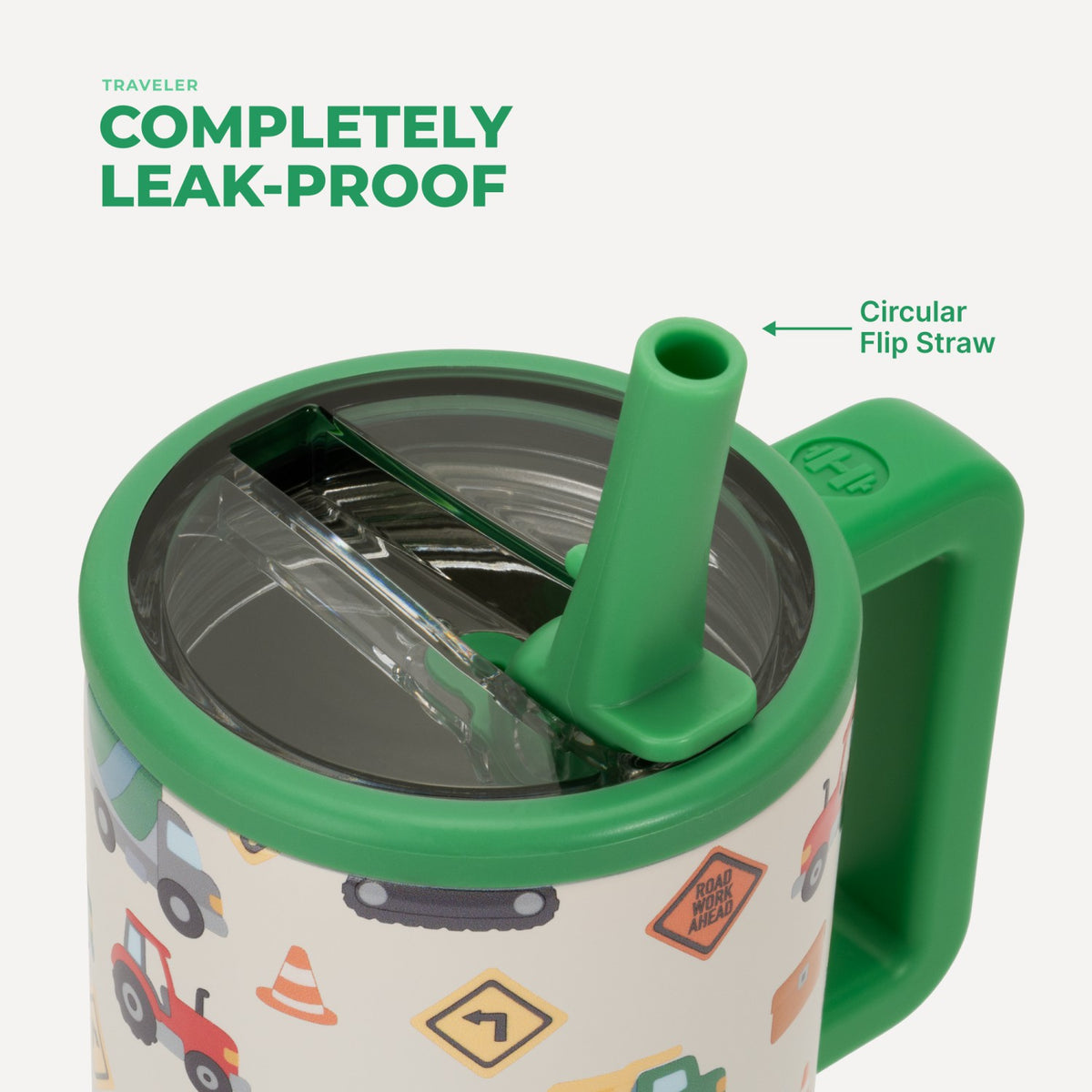 HYDROJUG HydroJug Traveler 20oz - Leakproof Kids Tumbler with Handle – Under Construction