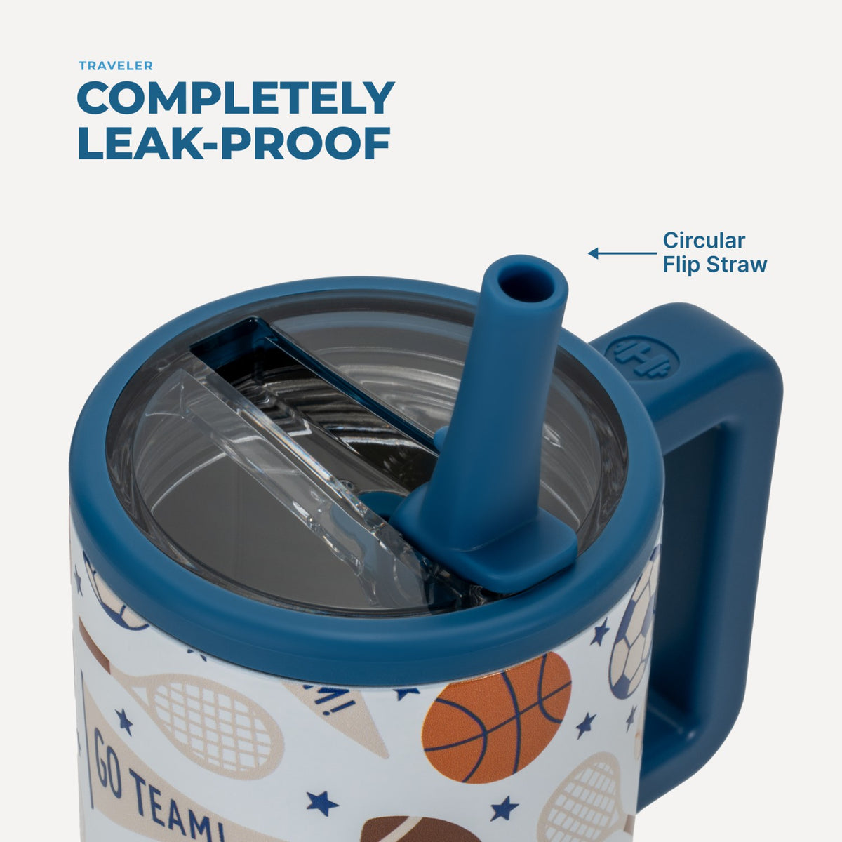 HYDROJUG HydroJug Traveler 20oz - Leakproof Kids Tumbler with Handle – All-Stars