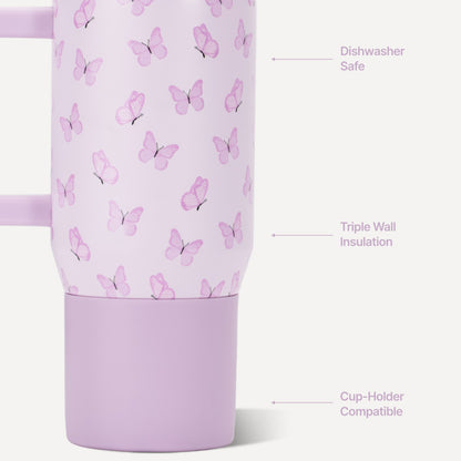 HYDROJUG HydroJug Traveler 20oz - Leakproof Kids Tumbler with Handle – Flutter