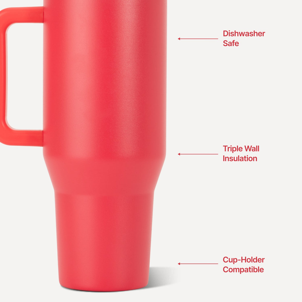 HYDROJUG HydroJug Traveler 40oz - Insulated Tumbler with Handle – Fruit Punch
