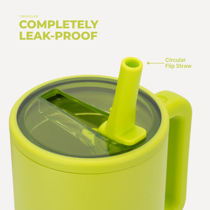 HYDROJUG HydroJug Traveler 32oz - Insulated Tumbler with Handle – Lemon Lime