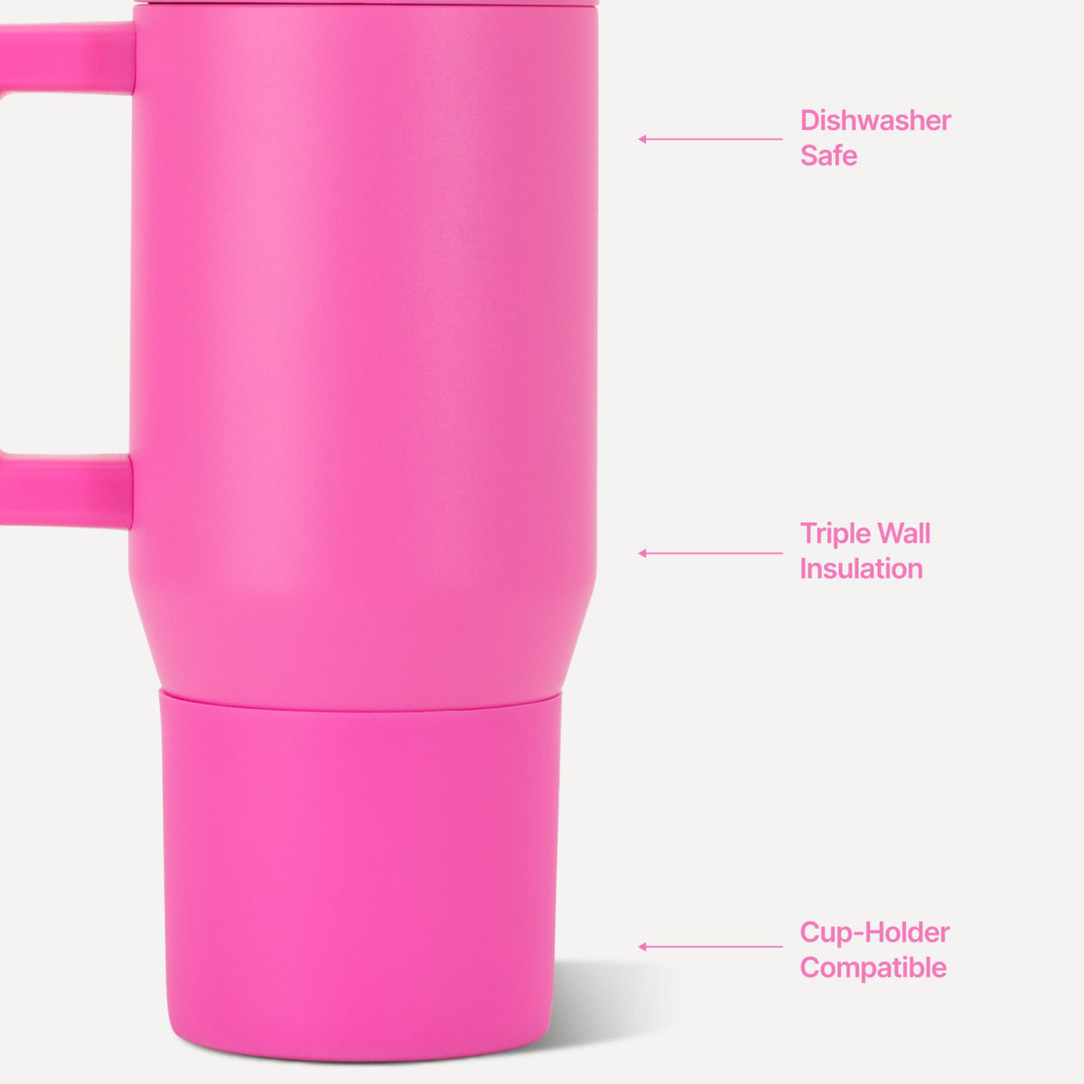 HYDROJUG HydroJug Traveler 20oz - Compact Insulated Tumbler with Handle – Razzle