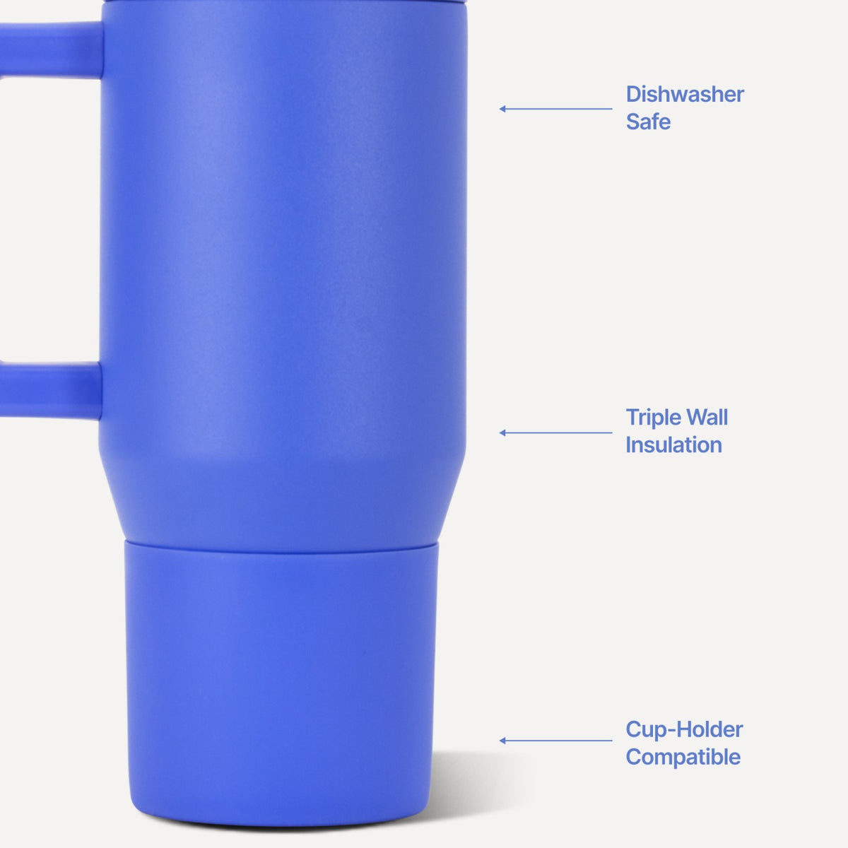 HYDROJUG HydroJug Traveler 20oz - Compact Insulated Tumbler with Handle – Berry Pop