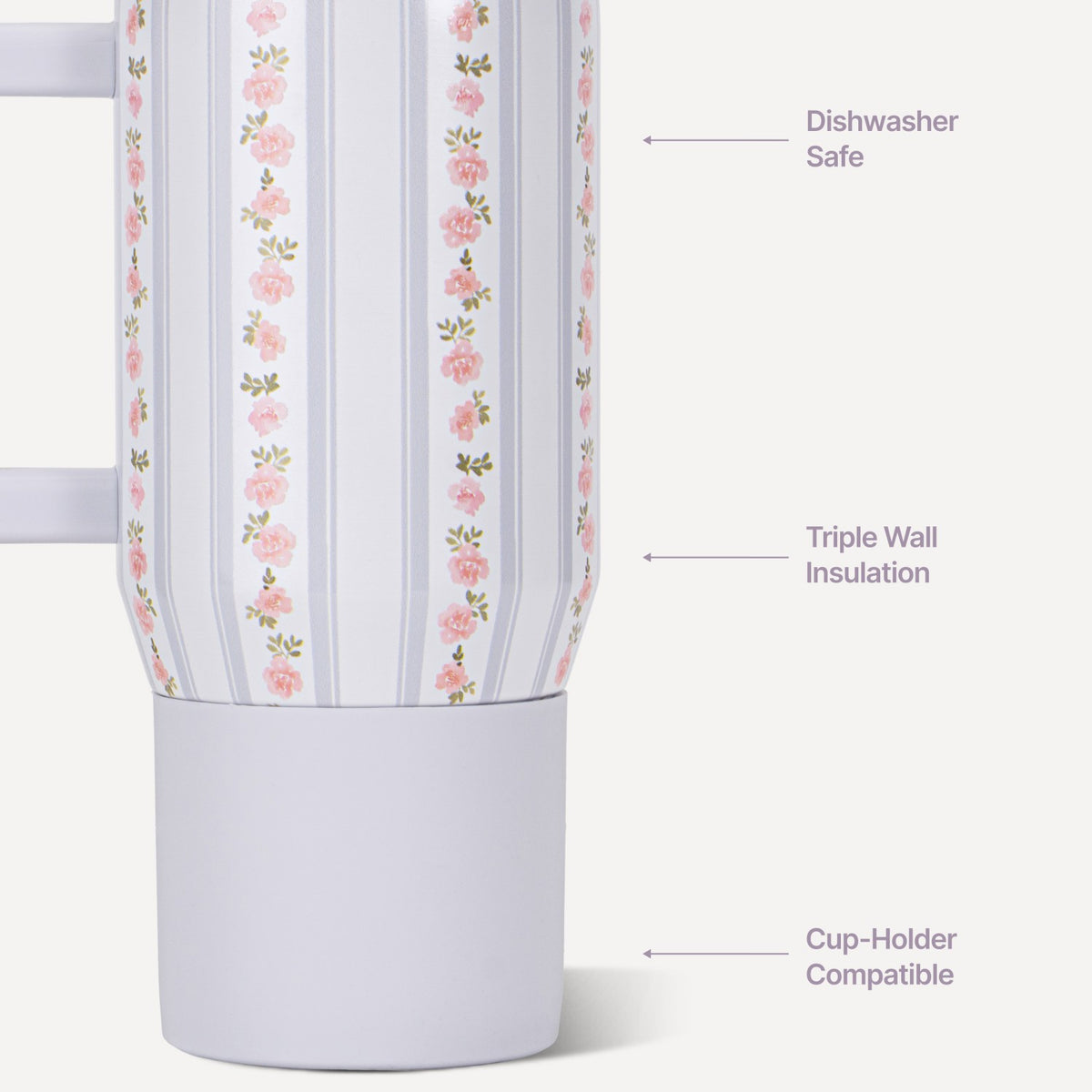 HYDROJUG HydroJug Traveler 20oz - Compact Insulated Tumbler with Handle – Primrose