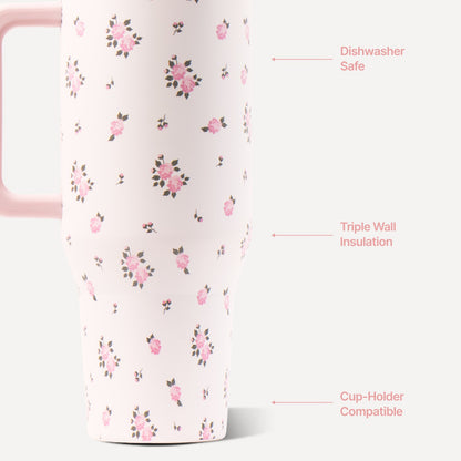 HYDROJUG HydroJug Traveler 40oz - All-Day Insulated Tumbler with Handle – Wildrose