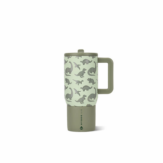 HYDROJUG HydroJug Traveler 20oz - Leakproof Kids Tumbler with Handle – Dinosaur