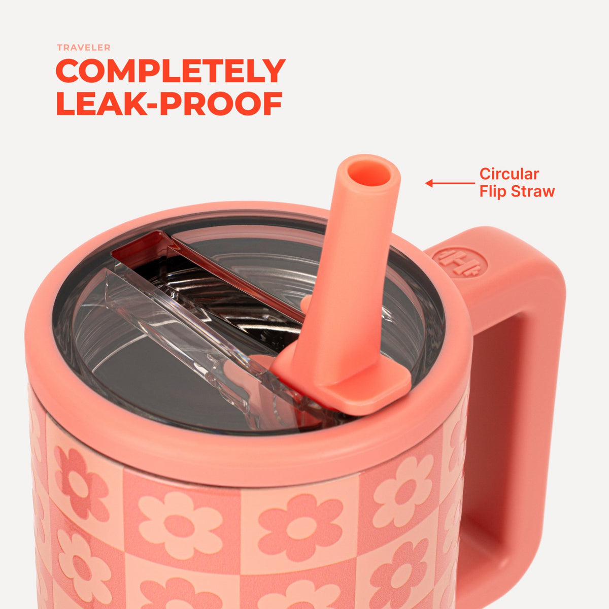 HYDROJUG HydroJug Traveler 20oz - Leakproof Kids Tumbler with Handle – Daisy Checkers