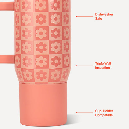 HYDROJUG HydroJug Traveler 20oz - Leakproof Kids Tumbler with Handle – Daisy Checkers