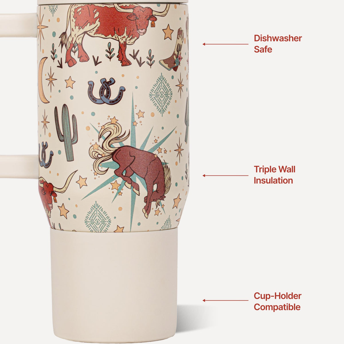 HYDROJUG HydroJug Traveler 20oz - Compact Insulated Tumbler with Handle – Rodeo