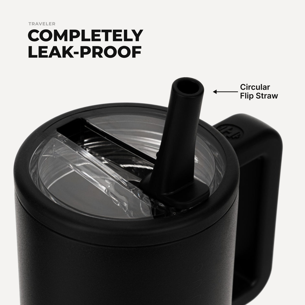HYDROJUG HydroJug Traveler 20oz - Compact Insulated Tumbler with Handle – Black