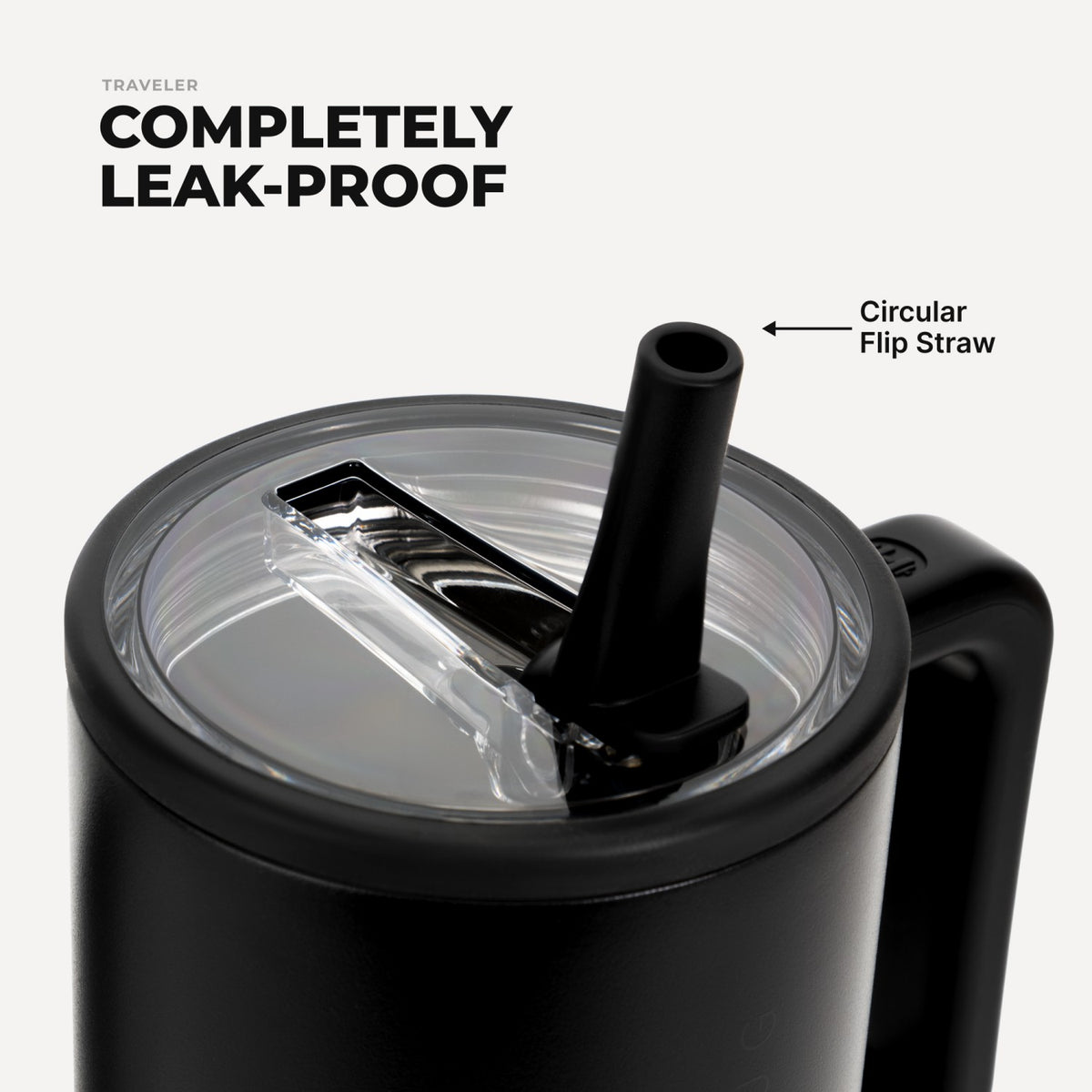 HYDROJUG HydroJug Traveler 32oz - Leakproof Insulated Tumbler with Handle – Black