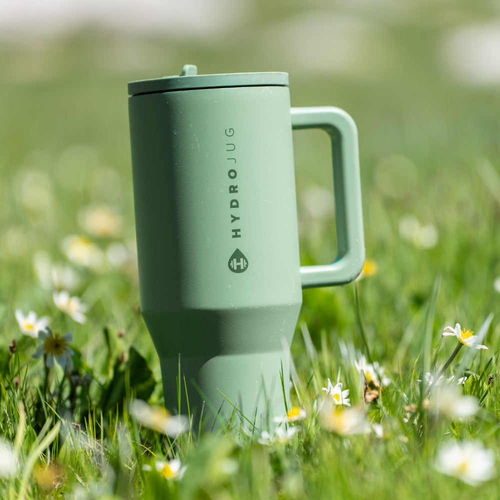 HYDROJUG HydroJug Traveler 32oz - Leakproof Insulated Tumbler with Handle – Sage