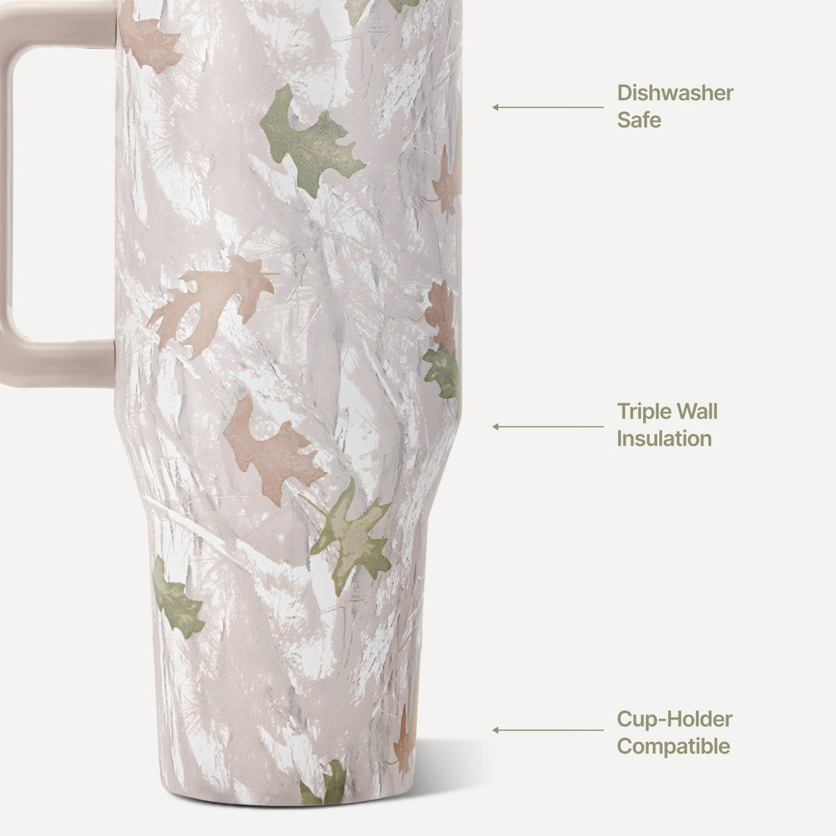 HYDROJUG HydroJug Traveler 40oz - All-Day Insulated Tumbler with Handle – Camo