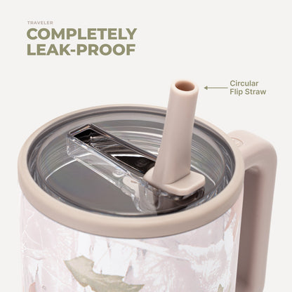 HYDROJUG HydroJug Traveler 32oz - Leakproof Insulated Tumbler with Handle – Camo