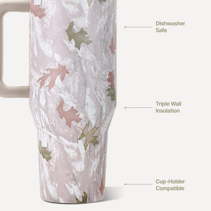 HYDROJUG HydroJug Traveler 32oz - Leakproof Insulated Tumbler with Handle – Camo
