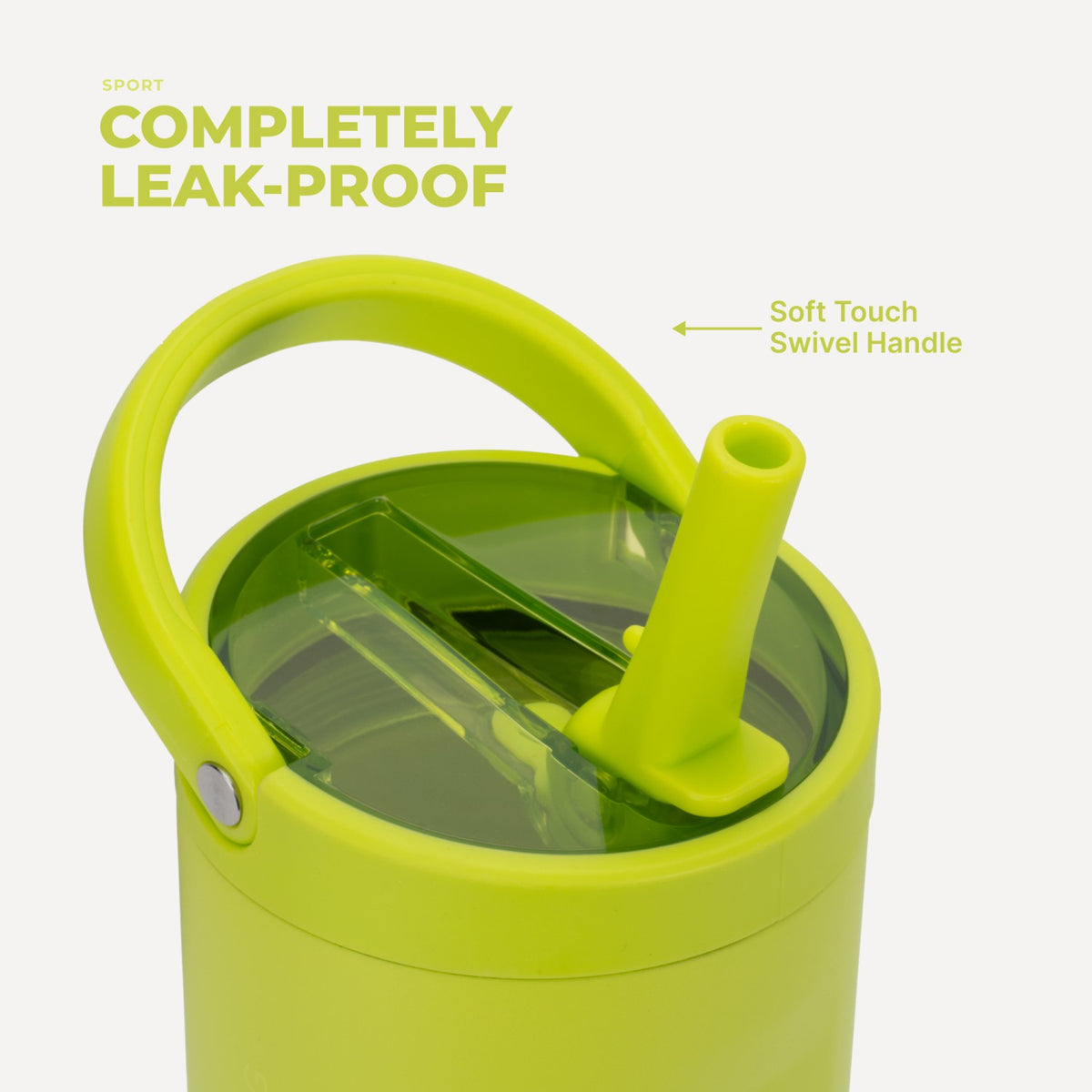 HYDROJUG HydroJug Sport 40oz - Large Leakproof Insulated Water Bottle – Lemon Lime