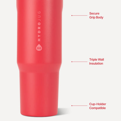 HYDROJUG HydroJug Sport 40oz - Large Leakproof Insulated Water Bottle – Fruit Punch