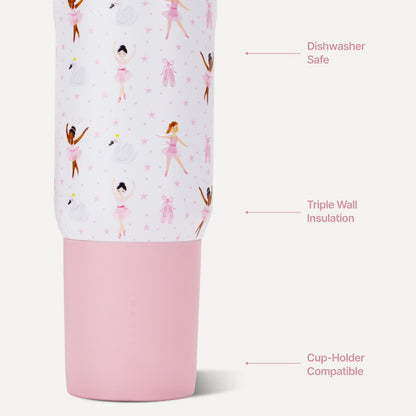 HYDROJUG HydroJug Sport 20oz - Leakproof Kids Insulated Water Bottle – Ballerina