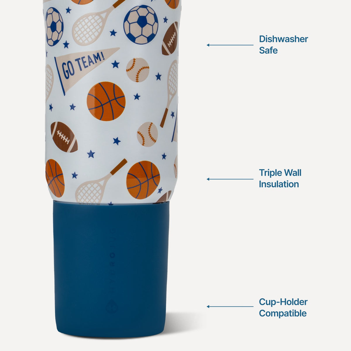HYDROJUG HydroJug Sport 20oz - Leakproof Kids Insulated Water Bottle – All-Stars
