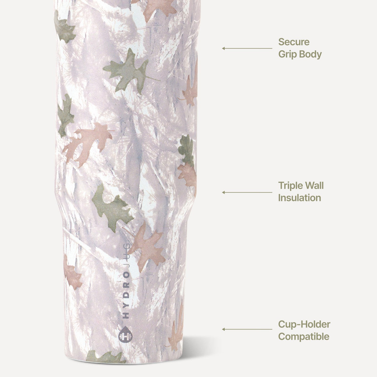 HYDROJUG HydroJug Sport 32oz - Leakproof Insulated Water Bottle, Workout & Hike – Camo