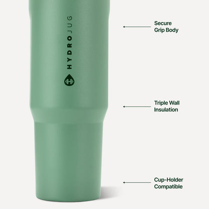 HYDROJUG HydroJug Sport 32oz - Leakproof Insulated Water Bottle, Workout & Hike – Sage