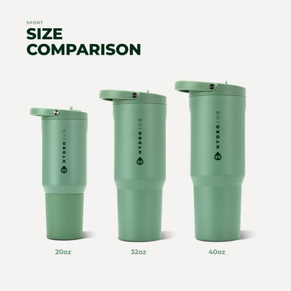 HYDROJUG HydroJug Sport 32oz - Leakproof Insulated Water Bottle, Workout & Hike – Sage