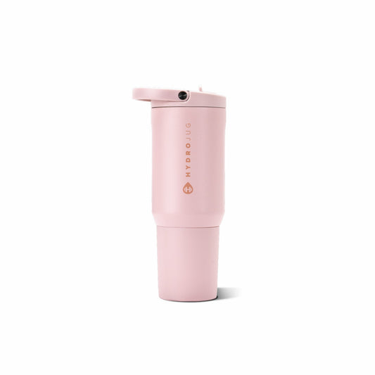 HYDROJUG HydroJug Sport 20oz - Insulated Water Bottle, Leakproof Flip Straw – Pink Sand