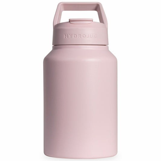 HYDROJUG HydroJug Sport Jug 64oz - Half-Gallon Insulated Water Bottle, 24Hr Cold – Pink Sand