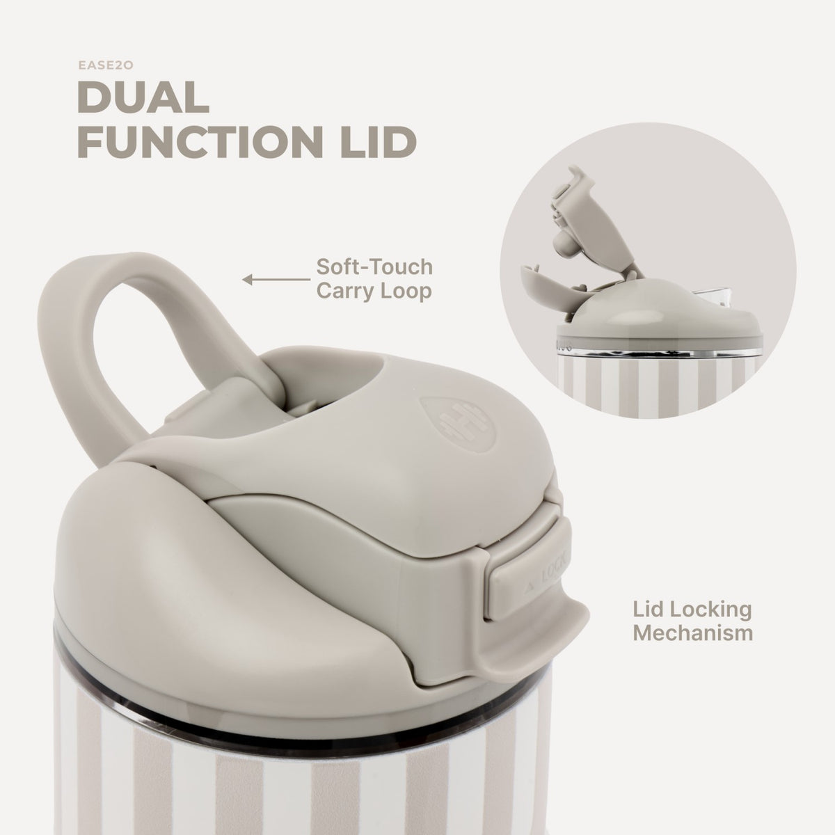 HYDROJUG HydroJug Ease2o 40oz - Latte
