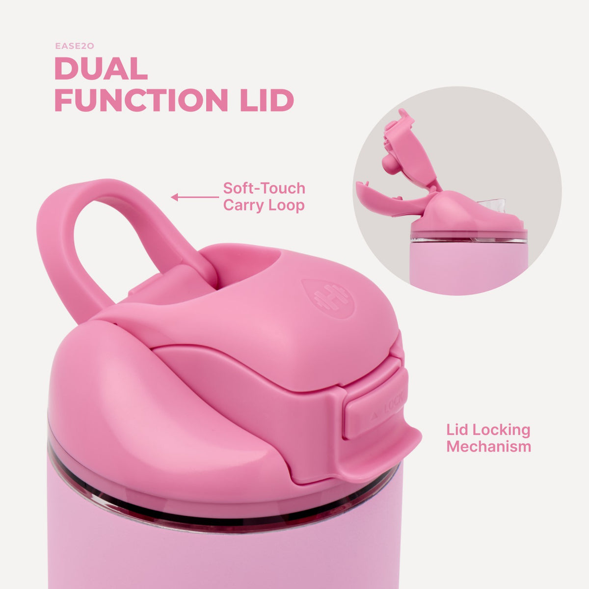 HYDROJUG HydroJug Ease2o 32oz - Petal