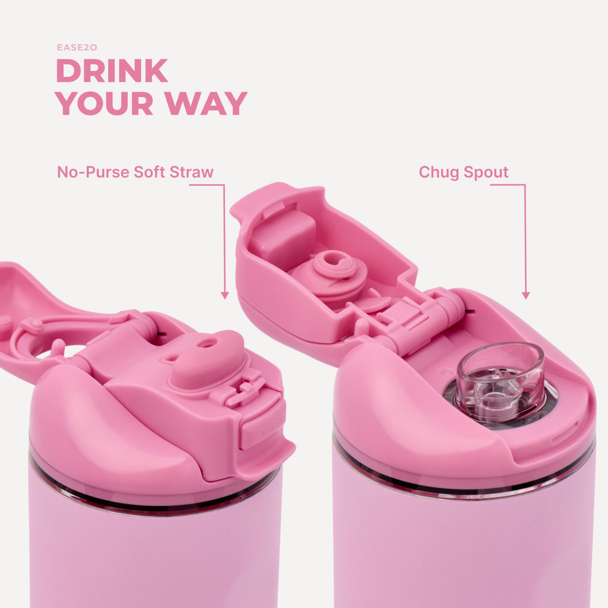 HYDROJUG HydroJug Ease2o 32oz - Petal