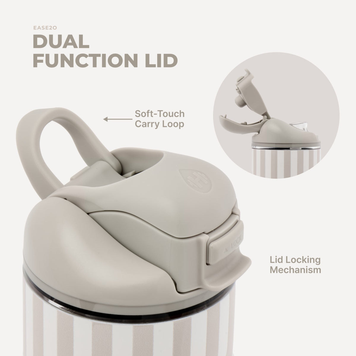 HYDROJUG HydroJug Ease2o 24oz - Latte