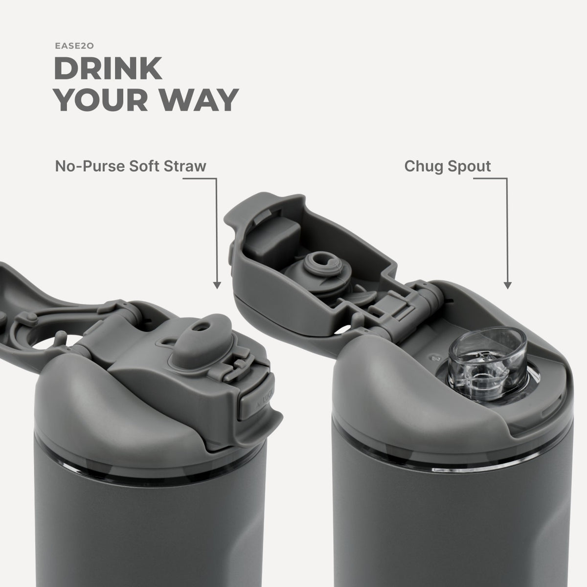 HYDROJUG HydroJug Ease2o 24oz - Stone
