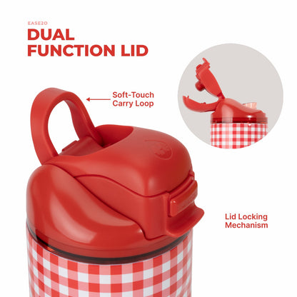 HYDROJUG HydroJug Ease2o 32oz - Compact Water Bottle with Straw & Chug Spout – Summer Picnic