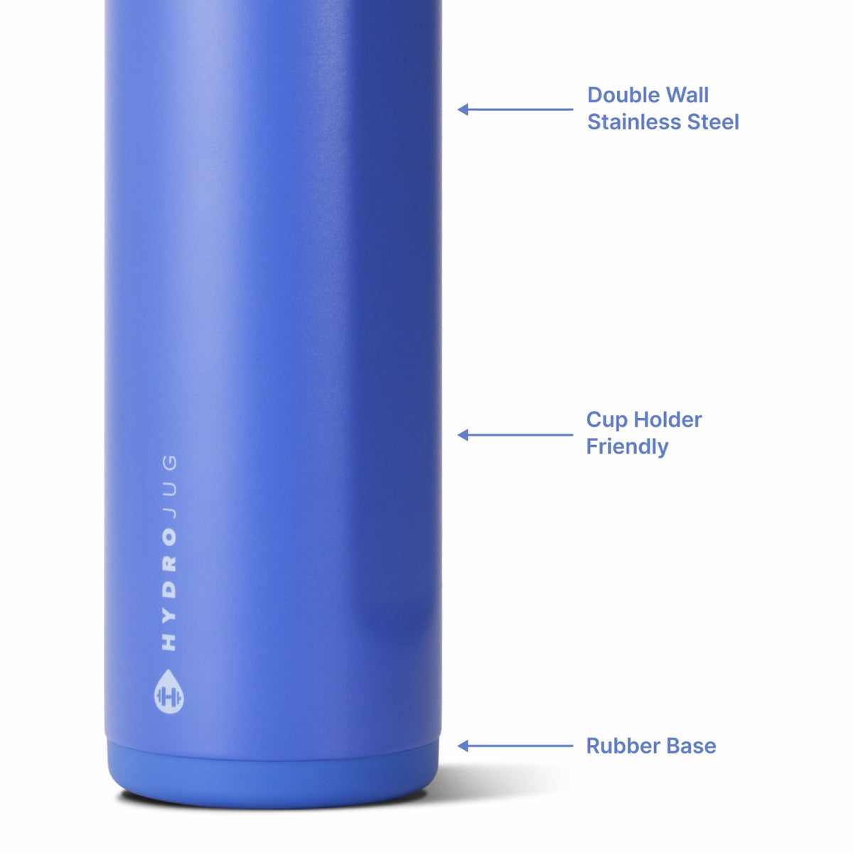HYDROJUG HydroJug Ease2o 24oz - 2-in-1 Water Bottle with Soft Straw & Chug Spout – Berry Pop