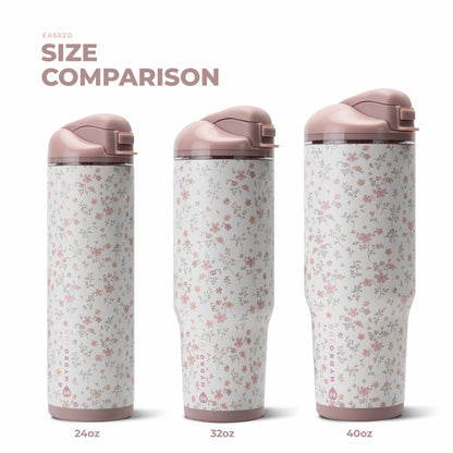 HYDROJUG HydroJug Ease2o 32oz - Compact Water Bottle with Straw & Chug Spout – Magnolia