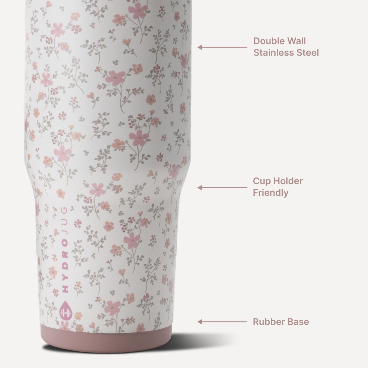 HYDROJUG HydroJug Ease2o 40oz - Dual-Function Water Bottle with Straw & Chug Spout – Magnolia