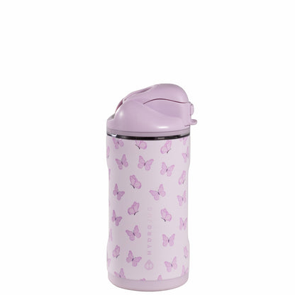 HYDROJUG HydroJug Ease2o 14oz - Leakproof 2-in-1 Kids Water Bottle with Straw & Chug Spout – Flutter