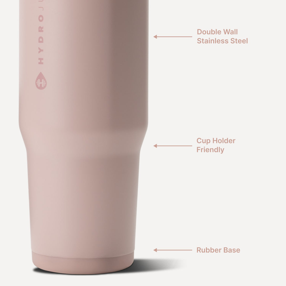 HYDROJUG HydroJug Ease2o 40oz - Dual-Function Water Bottle with Straw & Chug Spout – Dusty Rose